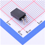 排母  2.54mm 1x2P KH-2.54FH90-1X2P-H8.5