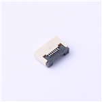 FFC/FPC連接器 > 間距:0.5mm P數(shù):7P 翻蓋式 下接 >KH-FG0.5-H2.0-7PIN