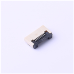 FFC/FPC連接器 > 間距:0.5mm P數(shù):9P 翻蓋式 下接 >KH-FG0.5-H2.0-9PIN