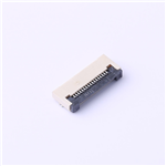 FFC/FPC連接器 > 間距:0.5mm P數(shù):17P 翻蓋式 下接 >KH-FG0.5-H2.0-17PIN